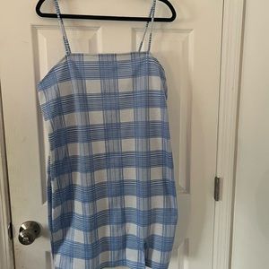 Rue 21 Blue and white pattern dress